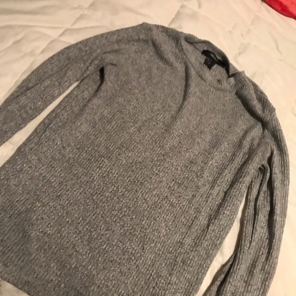 Tops - f21 grey top
